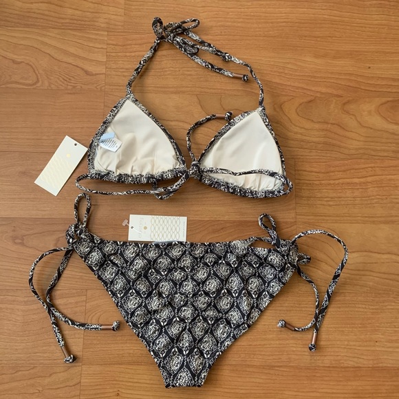 Eberjey Printed Triangle Top and Bottom - Picture 4 of 10